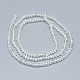 Chapelets de perles en cristal de quartz naturel G-E530-15K-2