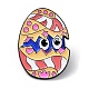 Пасхальное яйцо с эмалированными булавками в виде звездочек JEWB-Q040-01B-1