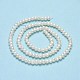 Fili di perle di perle d'acqua dolce coltivate naturali PEAR-F018-06-3