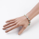 Natural Malaysia Jade and Green Aventurine Jewelry Sets SJEW-JS00952-02-5