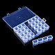 Recipientes rectangulares de almacenamiento de perlas de polipropileno (pp) CON-Q040-001-3