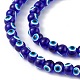 Perlas de vidrio pintadas para hornear DGLA-C001-02O-3