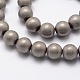 Chapelets de perles en hématite synthétique sans magnétiques G-R363-8mm-03-1