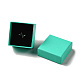 (venta de liquidación defectuosa: el botón tiene una mancha negra) caja de regalo de cartón cajas para juegos de joyas CBOX-XCP0001-04-4
