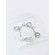 Great Valentine Gifts for Her Charm Glass Pearl Bracelets BJEW-JB00657-4