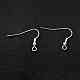 304 Stainless Steel Earring Hooks X-STAS-L258-001B-S-2
