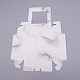 Cajas de joyería de cartón de papel de patrón de mármol CON-WH0039-08-1