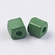 Perles de rocaille cubes en verre de couleur opaque SEED-R026-A12-2
