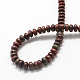Chapelets de perles en jaspe rouge naturel G-UK0003-04J-3
