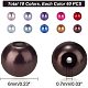 10 Farben 1 Schachteln 6 mm mehrfarbige winzige Glasperlen mit Satinglanz HY-PH0004-6mm-02-B-2