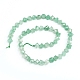 Natürlichen grünen Aventurin Perlen Stränge G-E560-B01-2