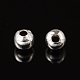 Silver Iron Round Spacer Beads X-IFIN-E148-S-2