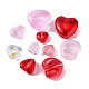 80 pz 13 perle di vetro verniciate a spruzzo trasparenti in stile GLAA-FS0001-30-3