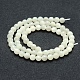 Natürlichen weißen Mondstein Perlen Stränge G-P342-02A-8mm-A--2