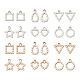 Kissitty 48 pièces 12 pendentifs acryliques de placage uv de style OACR-KS0001-01-2