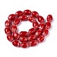 Chapelets de perles vernissées de millefiori manuelles&nbsp;LAMP-T022-15M-2