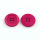 4-Rondelle botones de plástico BUTT-R034-057-2