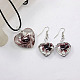 Gifts for Valentines Day Handmade Lampwork Jewelry Sets SJEW-MSMC001-2-2
