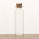 ガラスのコルク瓶の飾り  ガラスの空のウィッシングボトル  コラム  透明  2.2x7cm  容量：15ml（0.51fl.oz） CON-PW0001-038F-1