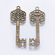 Alliage de style tibétain clés grand squelette pendentifs MLF9750Y-NF-2
