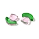 Cabochons décodés en résine époxy transparente&nbsp;CRES-S367-09-2