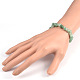 Bracelets extensible avec perles en pierre précieuse X-BJEW-JB01826-4