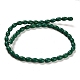 Kunsttürkisfarbenen Perlen Stränge G-C101-N01-01-3