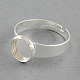 (vente de stock pour les fêtes)supports d'anneaux en laiton MAK-S018-12mm-JN003S-1