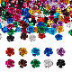 Fashewelry 300pcs 10 couleurs cabochons en aluminium MRMJ-FW0001-02-2