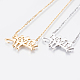 304 Stainless Steel Pendant Necklaces NJEW-F207-21-1