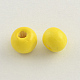 Dyed Wood Beads X-WOOD-Q006-4mm-03-LF-1