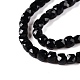 Chapelets de perles en tourmaline noire naturelle&nbsp;G-N342-109A-3
