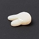 Perles de coquillage blanc naturel BSHE-C003-01C-4