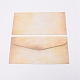 紙の手紙の文房具  長方形  モカシン  11x22x0.03cm DIY-WH0191-02C-1