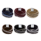 Fashion Zinc Alloy Leather Cord Bracelets BJEW-BB26694-3-8