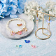 Cheriswelry 160 pz 8 colori ciondoli in vetro bicolore DIY-CW0001-23-5