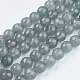 Chapelets de perles de jade naturel X-G-R166-10mm-15-1