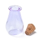 Adorno de botellas de corcho de vidrio AJEW-O032-02H-3