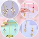 10 Pairs Brass Micro Pave Clear Cubic Zirconia Earring Hooks ZIRC-SZ0005-20-6