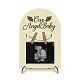 NBEADS Arch Shape Wood Announcement Picture Frame Stand DJEW-WH0070-010-1