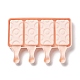 Moldes de silicona para helados rectangulares diy de grado alimenticio DIY-D062-01C-4