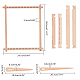 Wooden Knitting Looms Tool Sets TOOL-WH0127-07-2