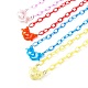 Персонализированные ожерелья-цепочки из абс-пластика NJEW-JN03476-1
