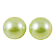 10000pcs cabujones de imitación de perlas de plástico abs SACR-S738-4mm-Z18-1