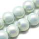 Perles acryliques opaques peintes à la bombe X-ACRP-Q024-10mm-G01-1