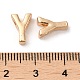 Perle di lega placcate d'oro PALLOY-CJC0001-64KCG-Y-3