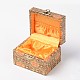 Rectángulo chinoiserie regalo embalaje cajas de joyas de madera OBOX-F002-18C-02-2