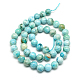 Fili di perle rotonde di emimorfite con pietre preziose naturali G-L145-10mm-01-4