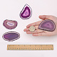 SUNNYCLUE 6pcs Natural Agate Slices Pendants Coasters with Drilled Hole Irregular Healing Crystals Stones for DIY Jewellery Craft Making Accessories G-SC0001-03B-5