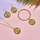 60 pz vita di albero luna pendente di fascino tripla dea della luna ciondolo bronzo antico per gioielli collana orecchino fare artigianato JX339C-3